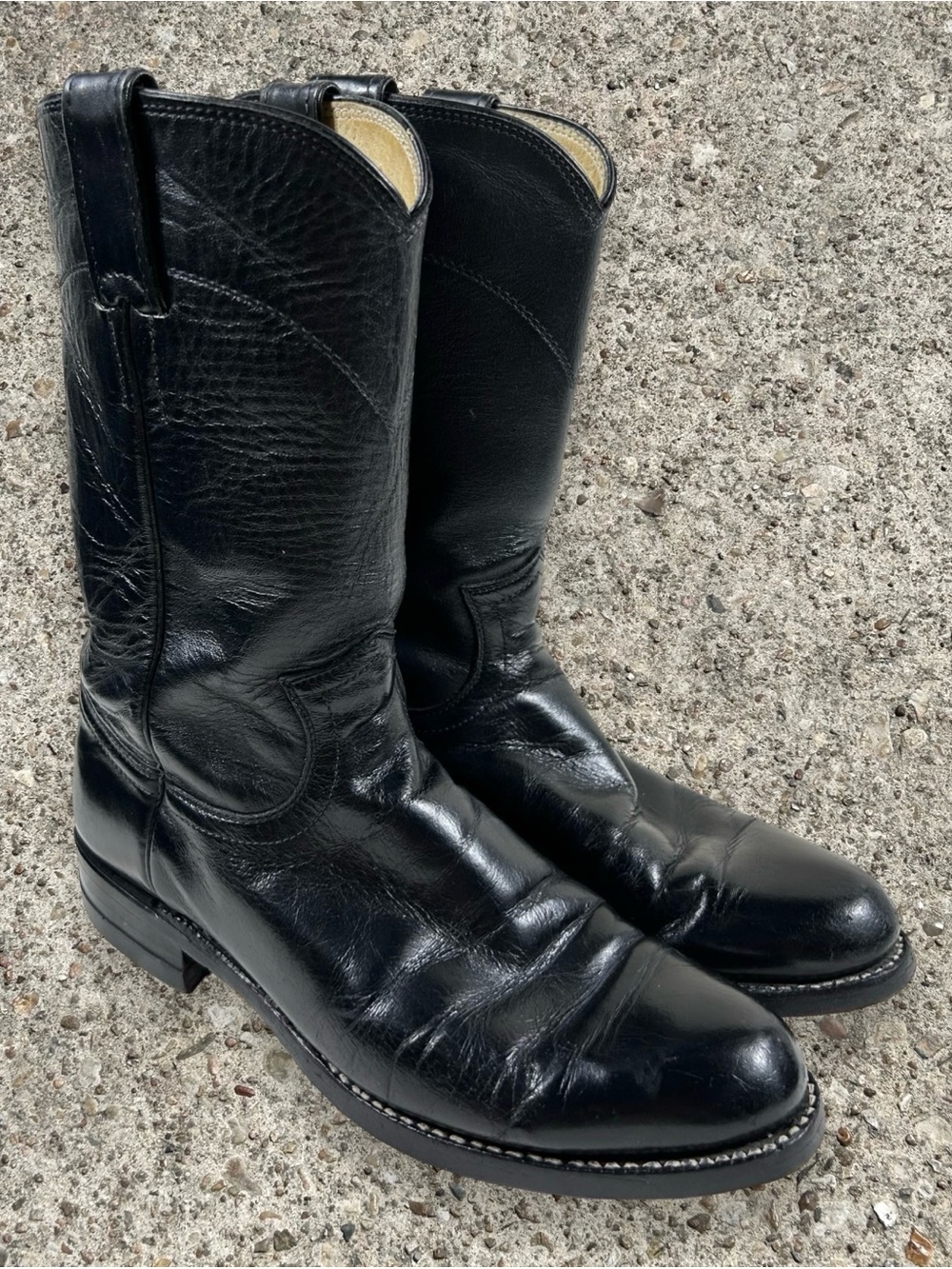 JUSTIN vintage 90s roper western boots